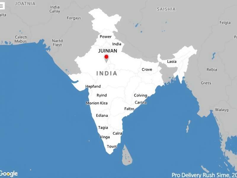 Cities Featured in Pro Delivery Rush Pro Delivery Rush Indian Cities Map